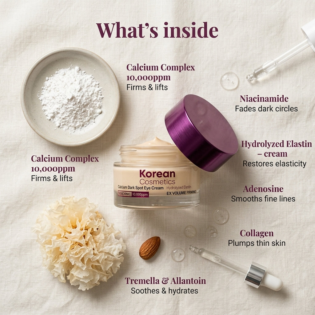 Korean Cosmetics Calcium Dark Spot Eye Cream 15g